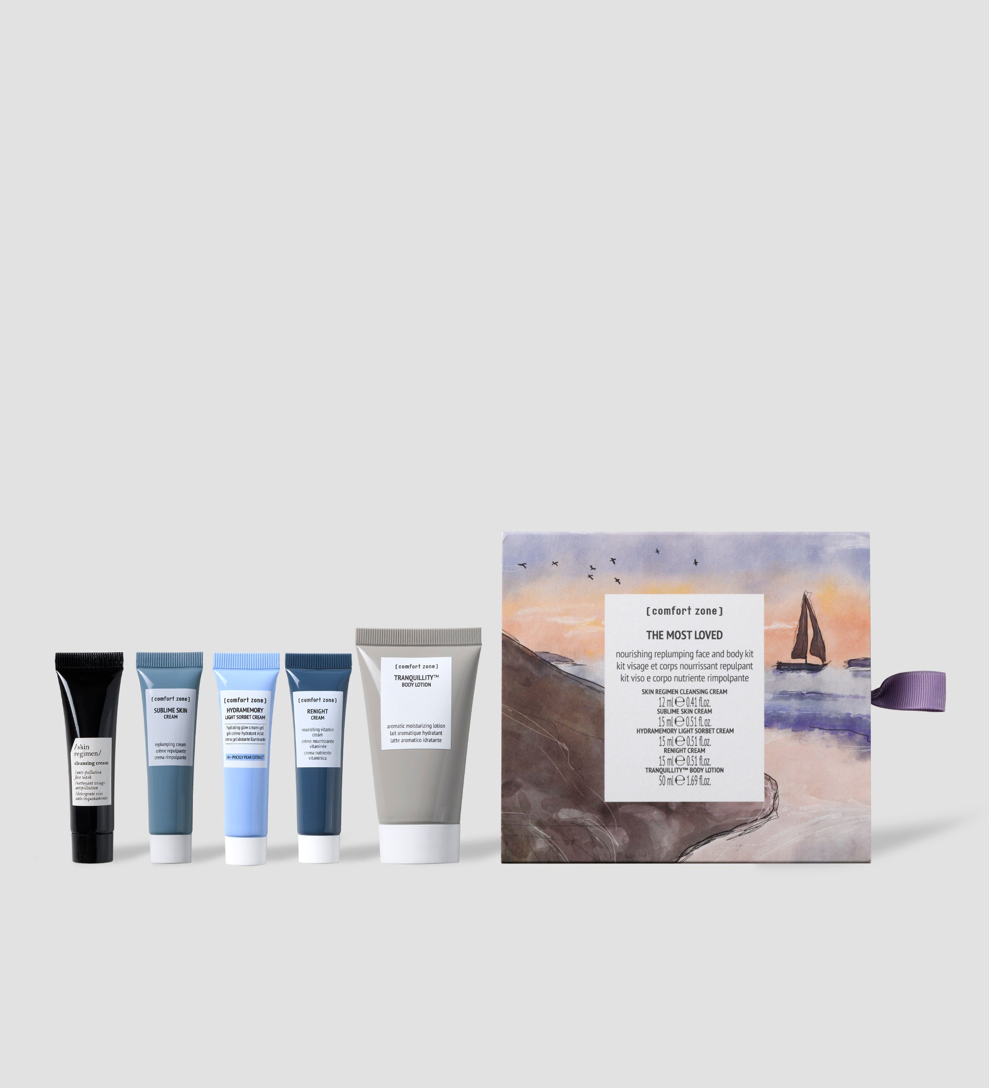 Comfort Zone: KIT THE MOST LOVED  Our most-loved 5-piece gift set -
