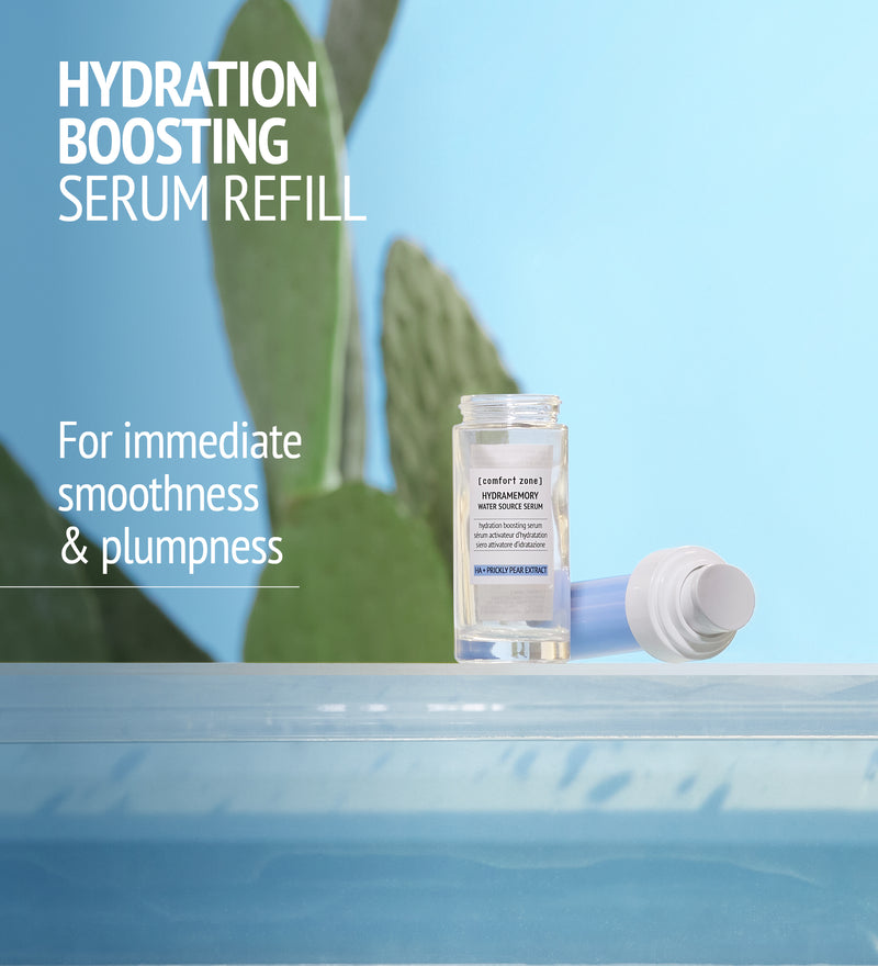 Comfort Zone: HYDRAMEMORY WATER SOURCE SERUM REFILL <p>Hydration boosting serum refill-
