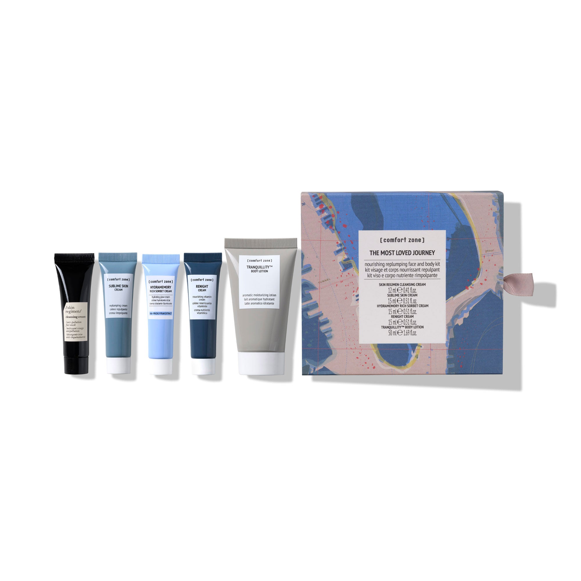 Comfort Zone: Kit The Most Loved Journey  Nourishing re-plumping face and body ki -
