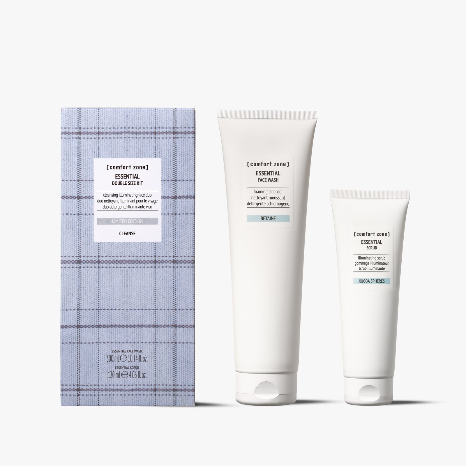 Comfort Zone: Kit Essential Double Size Kit  Cleansing Illuminating Face Duo Kit -8004608527015

