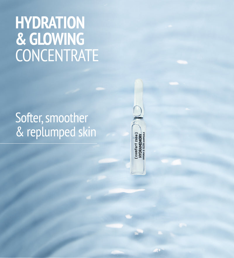 Comfort Zone: HYDRAMEMORY HYDRA &amp; GLOW AMPOULES Hydrating illuminating concentrate-