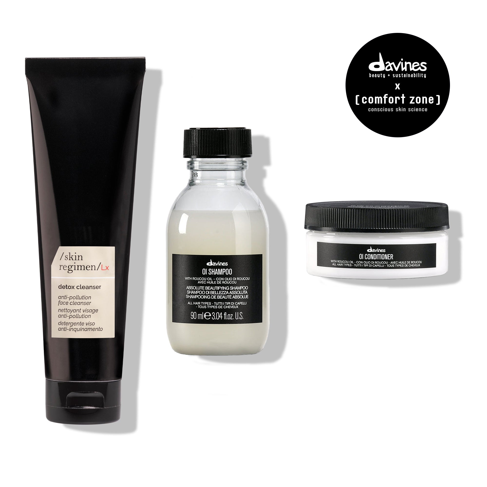 Comfort Zone: KIT SKIN REGIMEN LX x DAVINES DISCOVERY SET  Skin and Haircare Bundle  -
