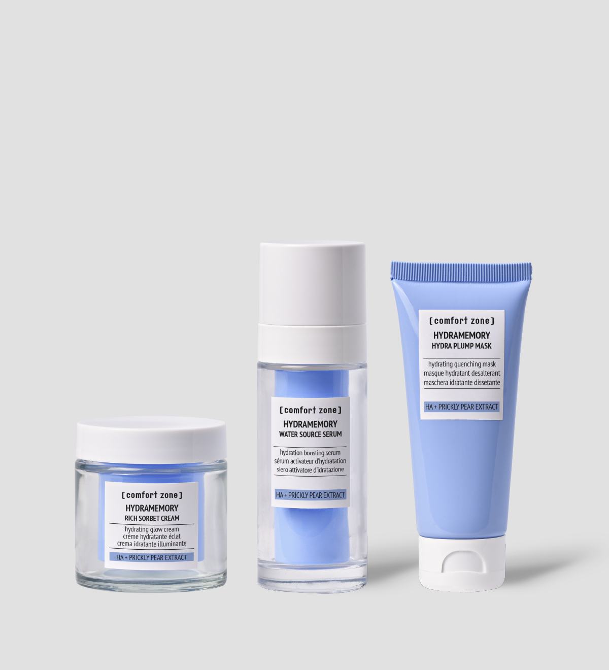 Comfort Zone: HYDRAMEMORY ULTIMATE HYDRATING BUNDLE    3 STEP HYDRATING ROUTINE -