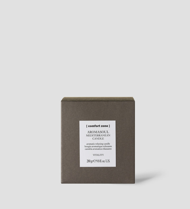 Comfort Zone: AROMASOUL MEDITERRANEAN CANDLE Aromatic relaxing candle-