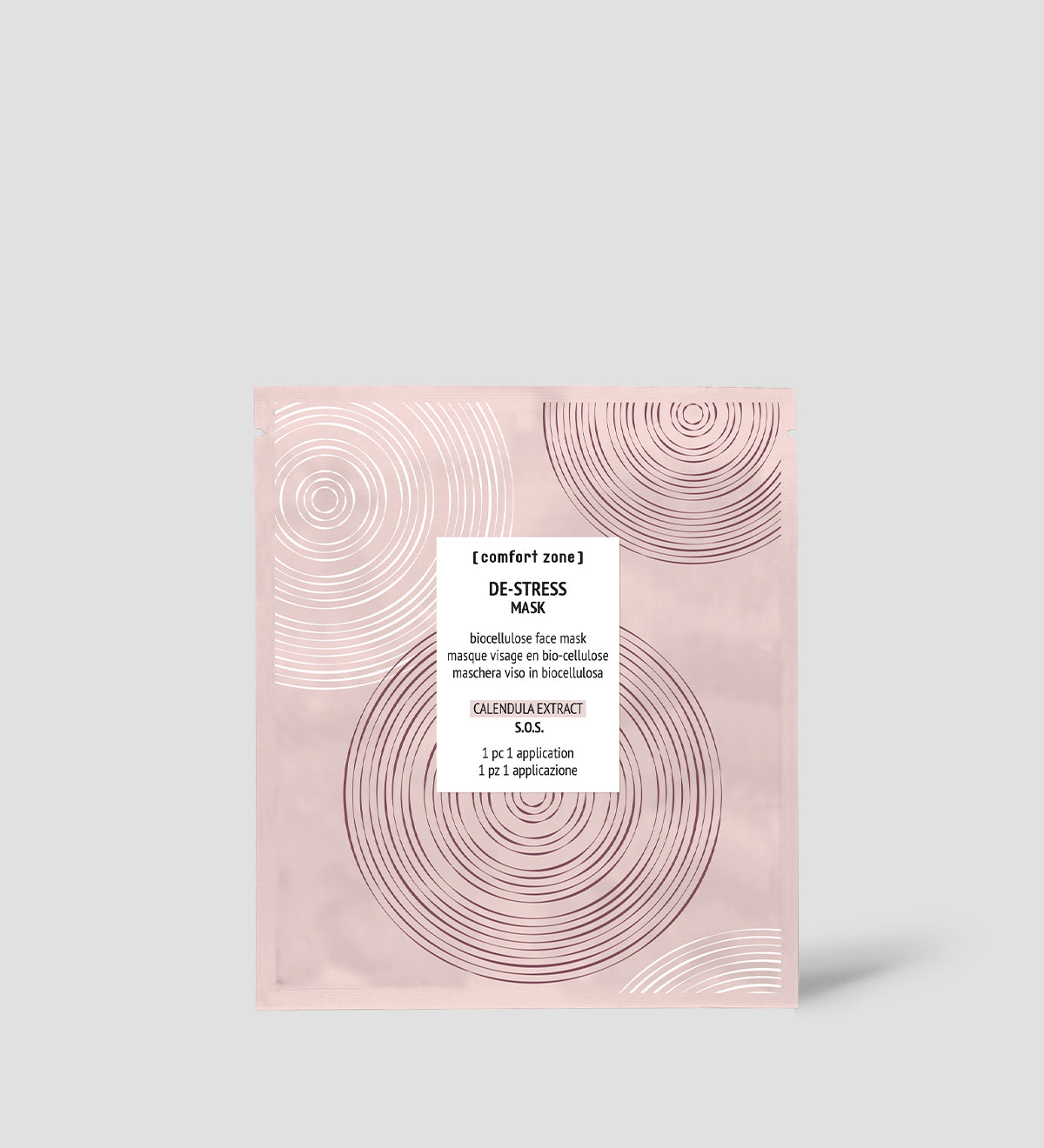 Comfort Zone: REMEDY DE-STRESS MASK  Bio-cellulose face mask for a soothing effect  <br> -